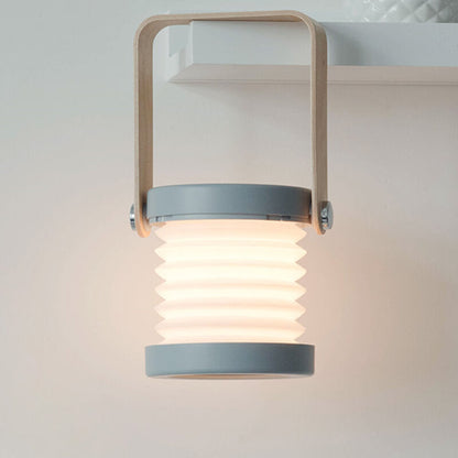 Lantern lampa nattlampa kreativ vikbar bärbar LED bordslampa | Veska