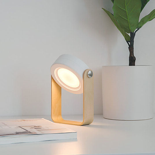 Lantern lampa nattlampa kreativ vikbar bärbar LED bordslampa | Veska Vit