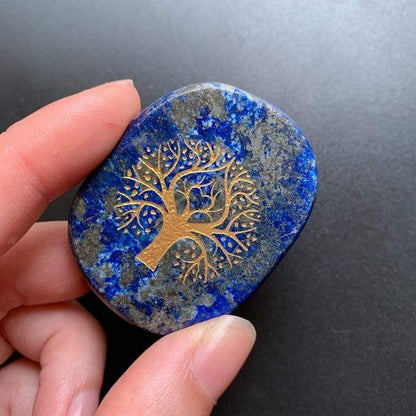 Lapis Lazuli Livets Träd Sten | Veska