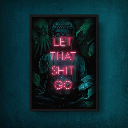 Låt Den Skiten Gå Buddha Affisch | Veska