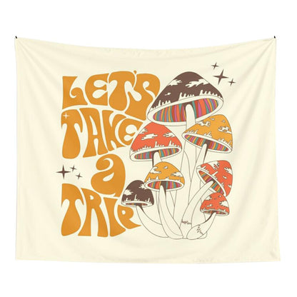 Låt oss ta en resa gobeläng | Veska Vit 95x73cm 37.4"x28.7"