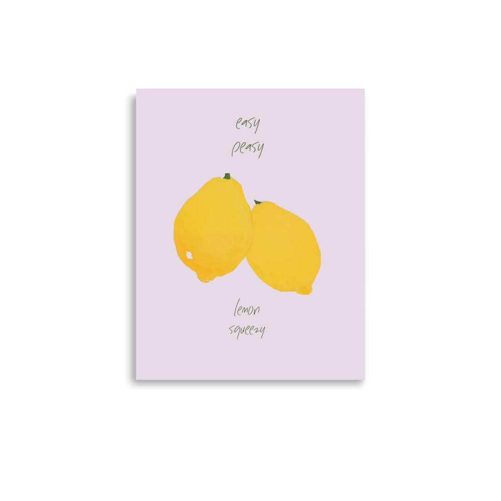 Lätt som en plätt, citronpress | Veska 11″×14″