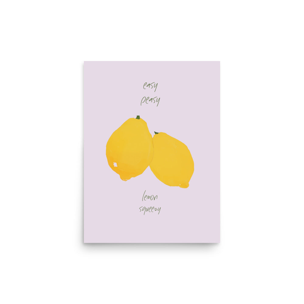 Lätt som en plätt, citronpress | Veska 12″×16″