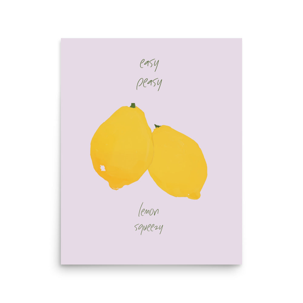 Lätt som en plätt, citronpress | Veska 16″×20″