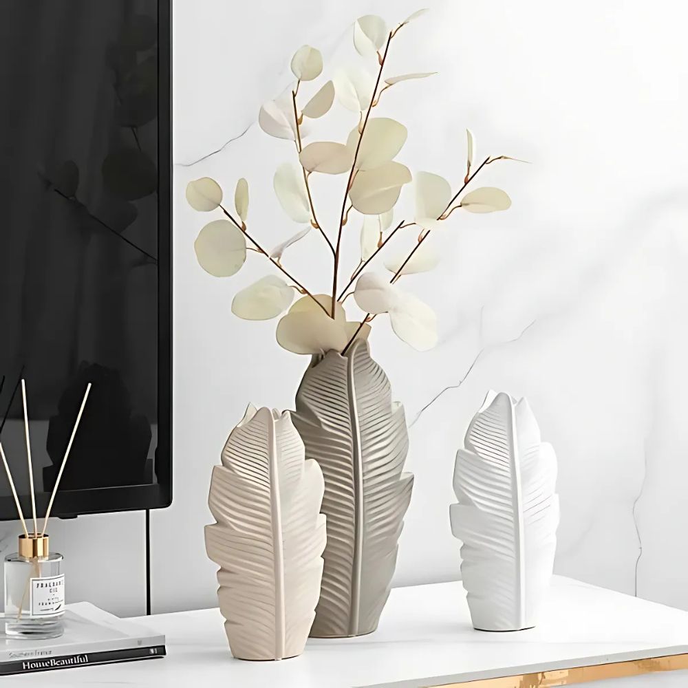 Leafline Keramik Vasa | Veska