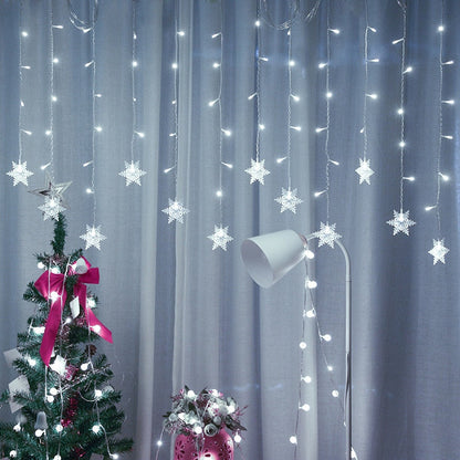 LED Ängel Snöflinga Belysning | Veska Vit