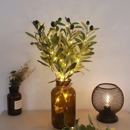 LED Belyst Konstgren Bordslampa | Veska