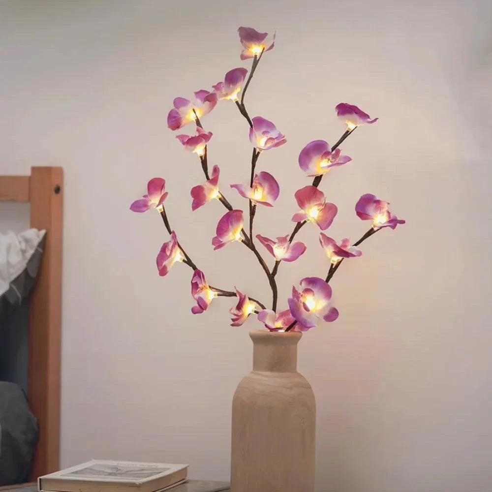 LED Belyst Konstgren Bordslampa | Veska
