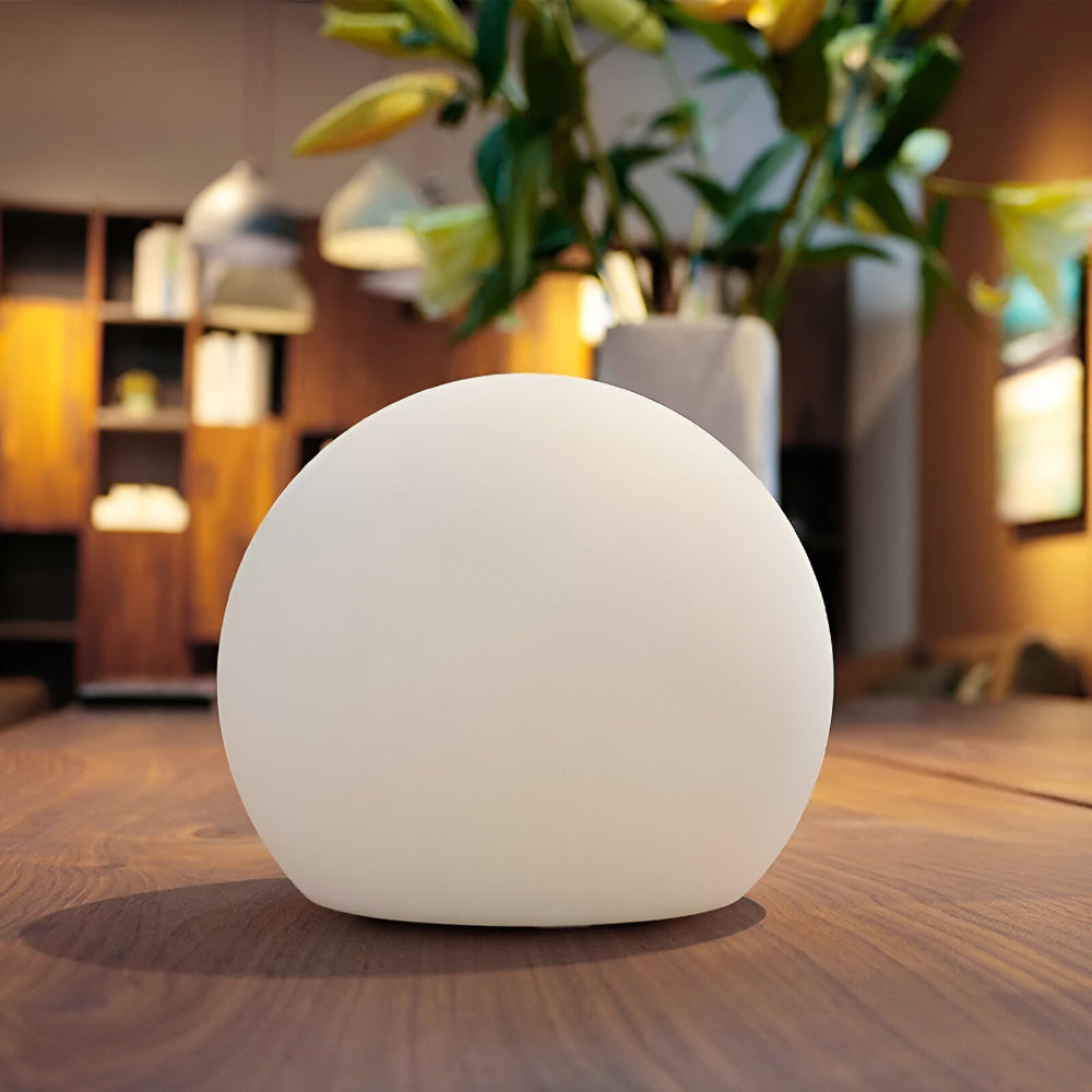 LED Bords Lamp med Dynamisk Färgomläggning - Stämningsbelysning Glödande Boll | Veska