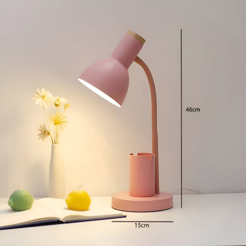 LED Bordslampa med pennhållare för organisation och stil | Veska