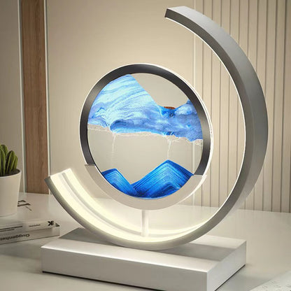 LED Bordslampa med Rörlig Sandlandskap – SandLight | Veska