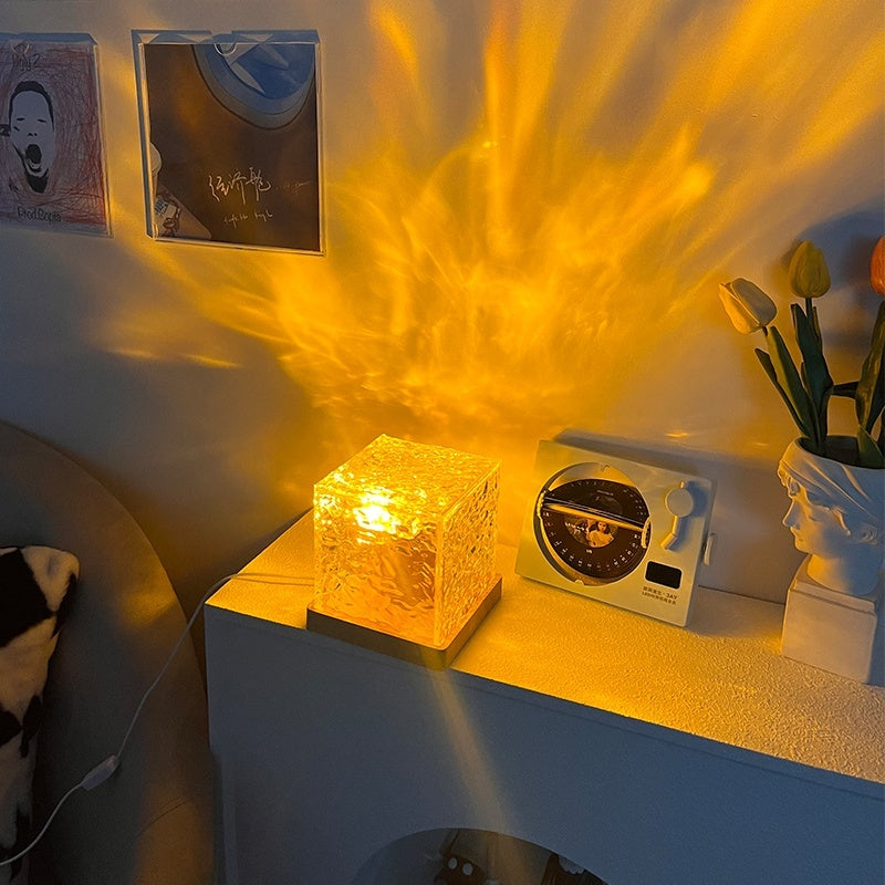 LED-bordslampa med vattnets vågeffekt | Veska