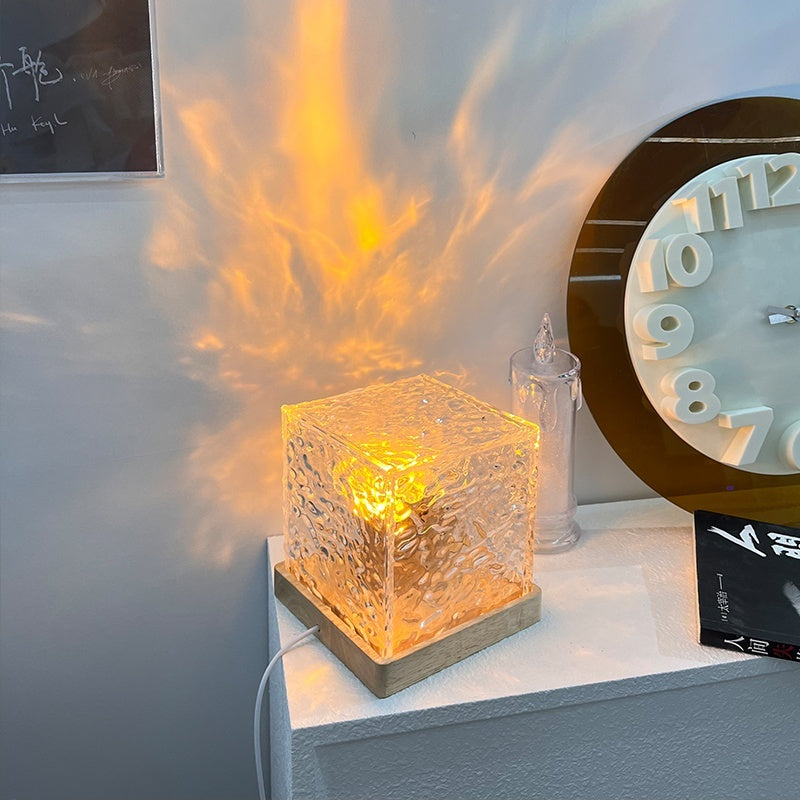LED-bordslampa med vattnets vågeffekt | Veska