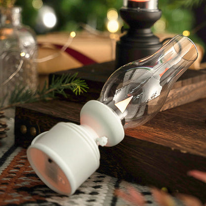 LED Bordslampa med Vintage Lantern Stil | Veska