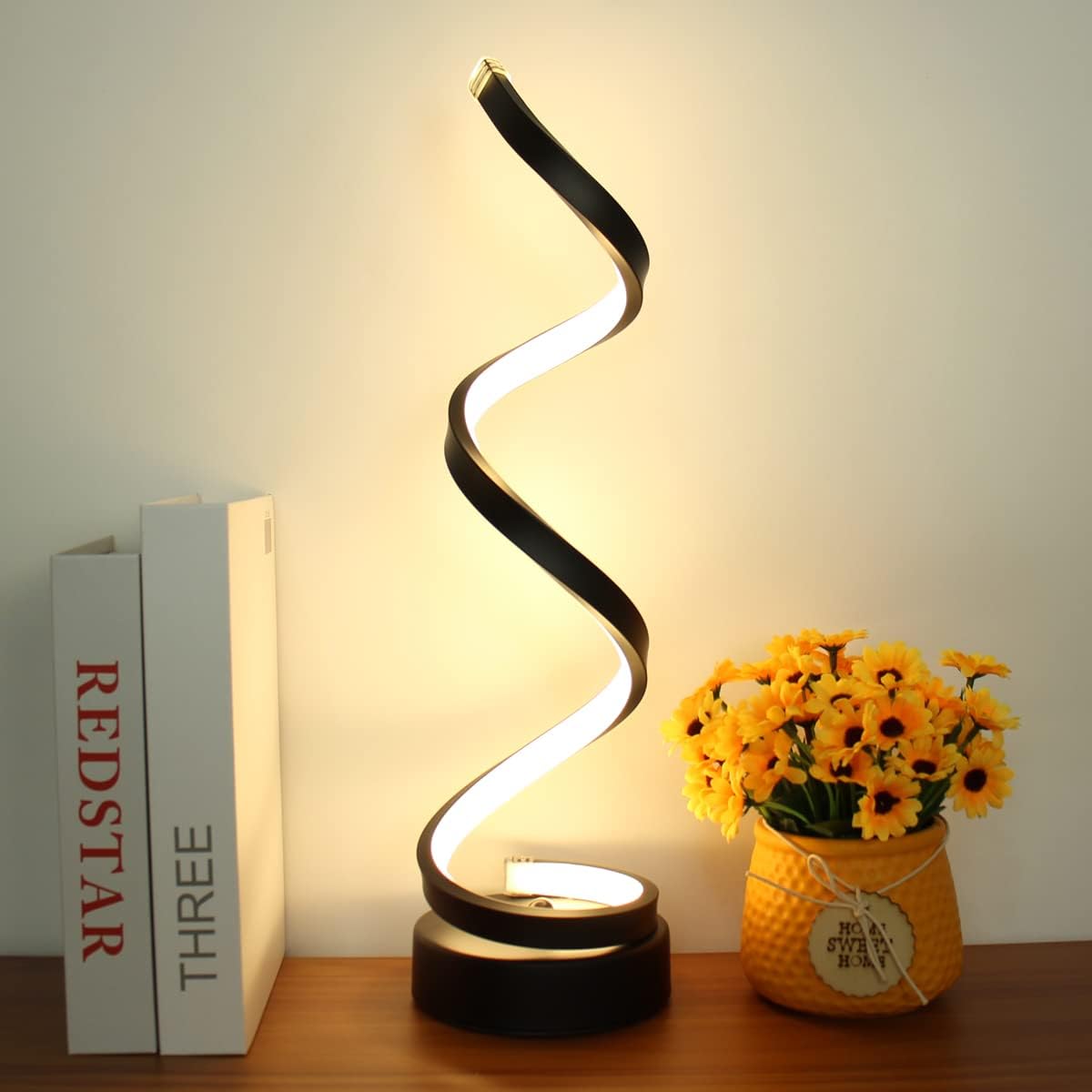 LED Bordslampa Modern Spiral Design | Veska