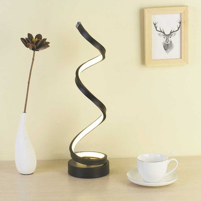 LED Bordslampa Modern Spiral Design | Veska