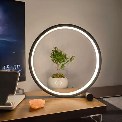 LED Bordslampa Ring Dimbar Sänglampa | Veska