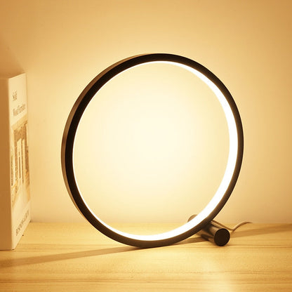 LED Bordslampa Ring Dimbar Sänglampa | Veska