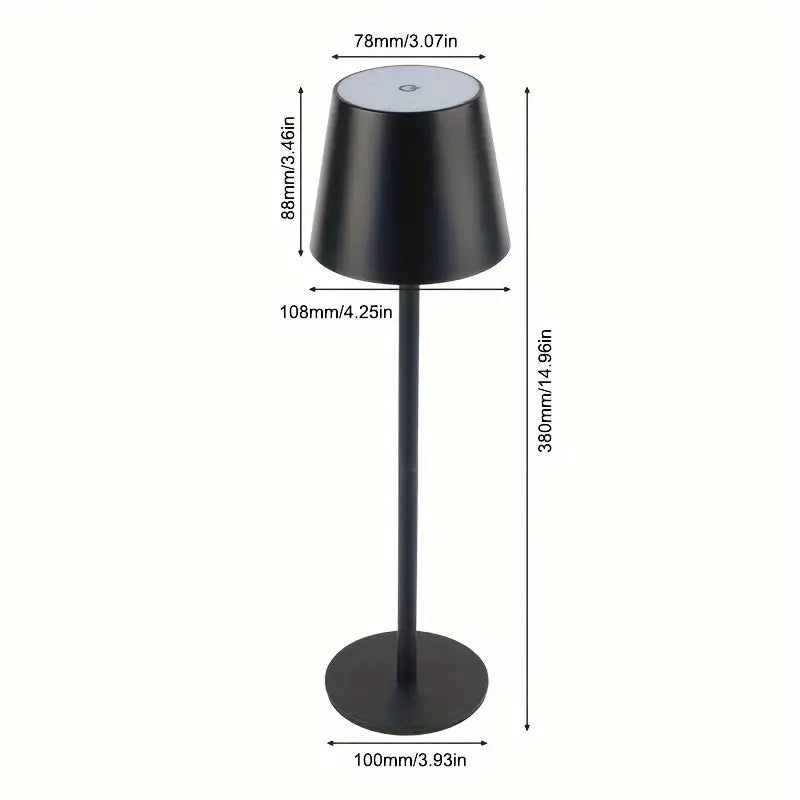 LED Bordslampa – Trådlös, Beröringskontroll & Dimbar Ljus | Veska
