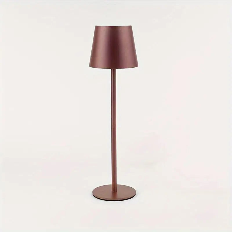 LED Bordslampa – Trådlös, Beröringskontroll & Dimbar Ljus | Veska Burgundy