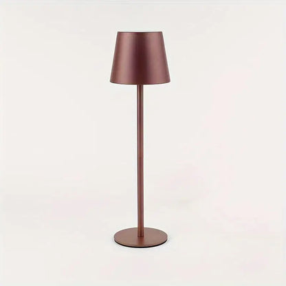 LED Bordslampa – Trådlös, Beröringskontroll & Dimbar Ljus | Veska Burgundy