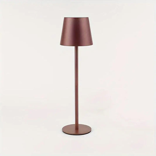 LED Bordslampa – Trådlös, Beröringskontroll & Dimbar Ljus | Veska Burgundy