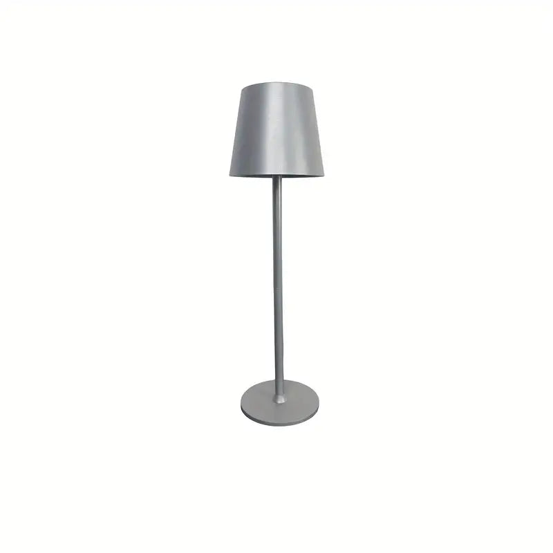 LED Bordslampa – Trådlös, Beröringskontroll & Dimbar Ljus | Veska Silver
