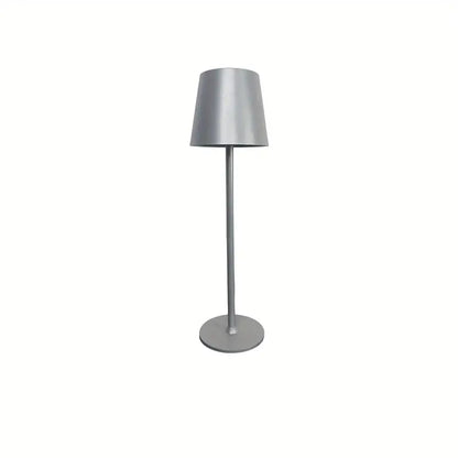 LED Bordslampa – Trådlös, Beröringskontroll & Dimbar Ljus | Veska Silver