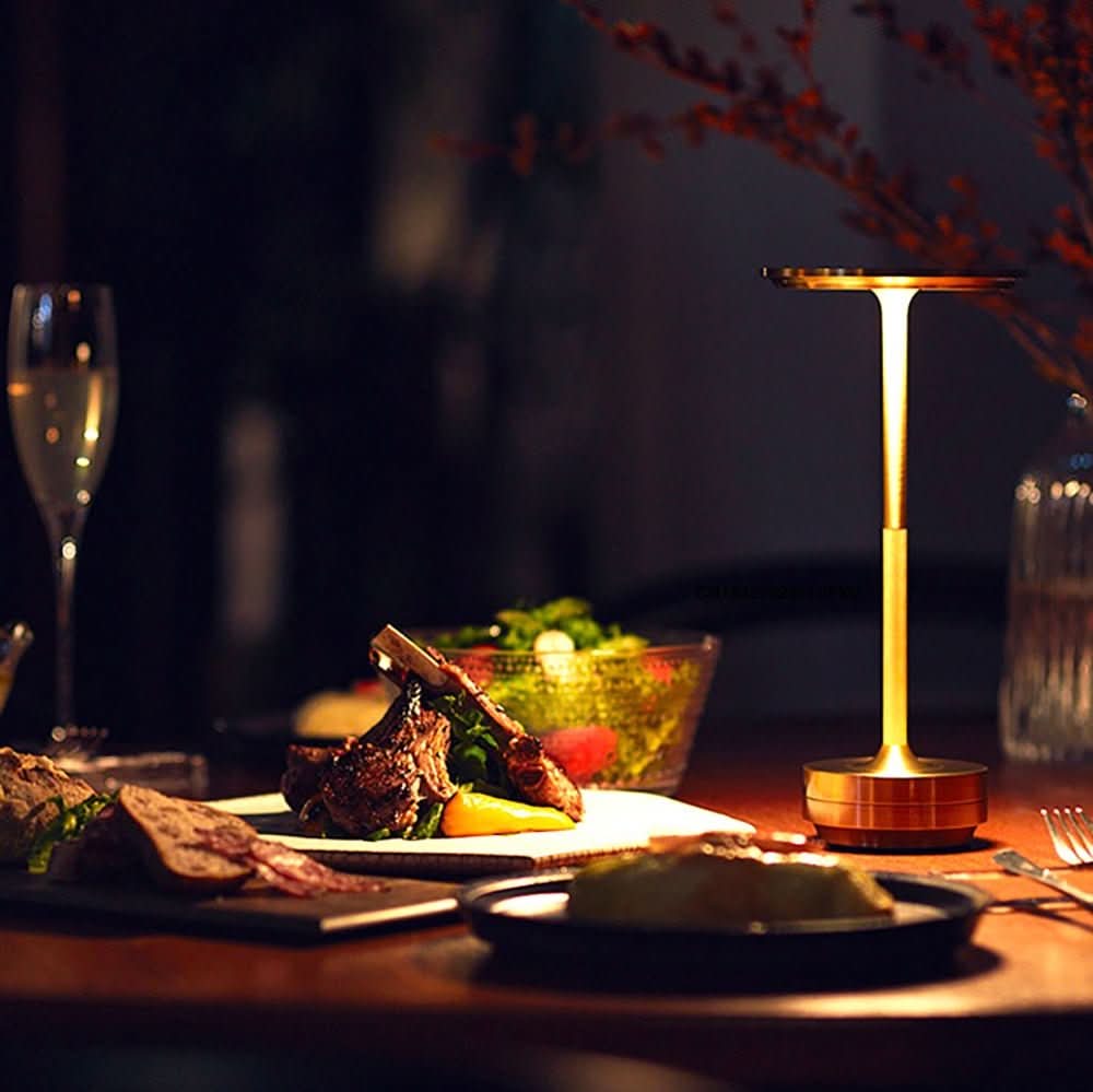 LED bordslampe med dimbar stämningsljus & modern design | Veska