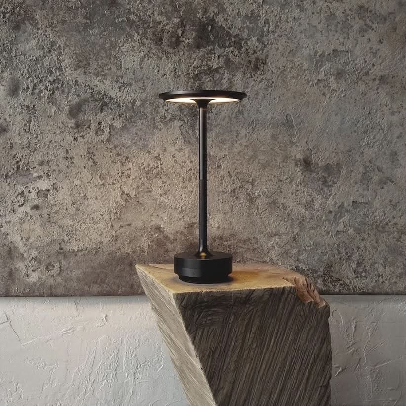 LED bordslampe med dimbar stämningsljus & modern design | Veska Svart