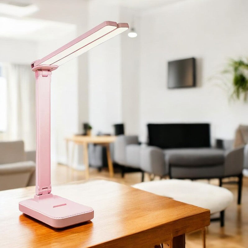 LED Bordslykta | Läsbelysning | USB Laddningsbar. Dimbara & Touch-Styrd för Läsning | Veska