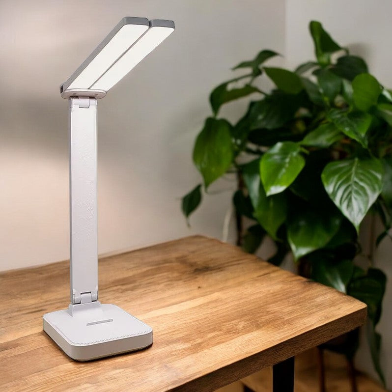 LED Bordslykta | Läsbelysning | USB Laddningsbar. Dimbara & Touch-Styrd för Läsning | Veska