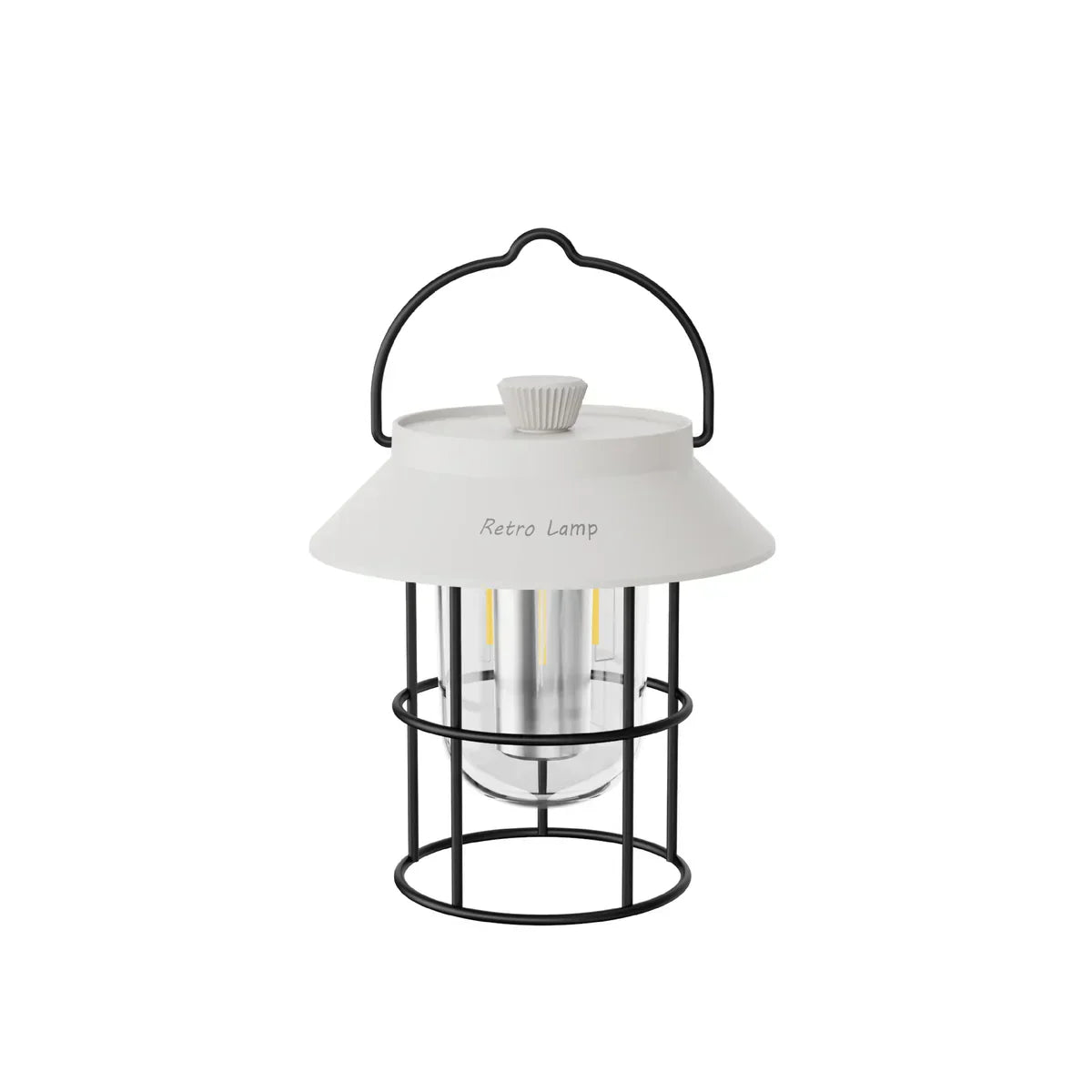 LED Campinglampa i Retrodesign – Bärbar Lampa för Inomhus och Utomhus | Veska