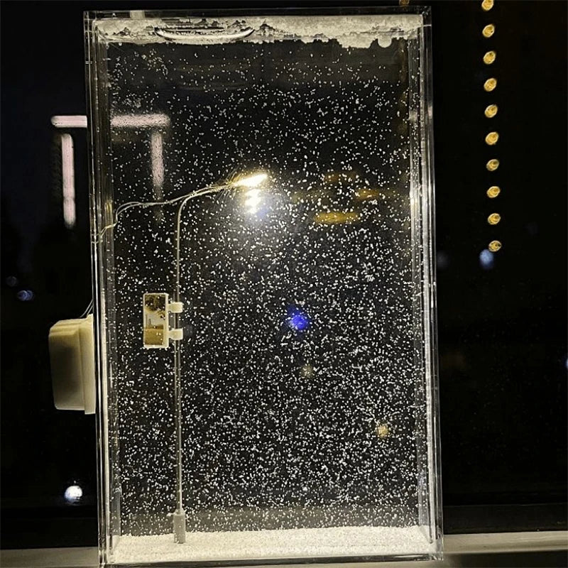 LED Gatulampa Snöfall Effekt Dekor | Veska