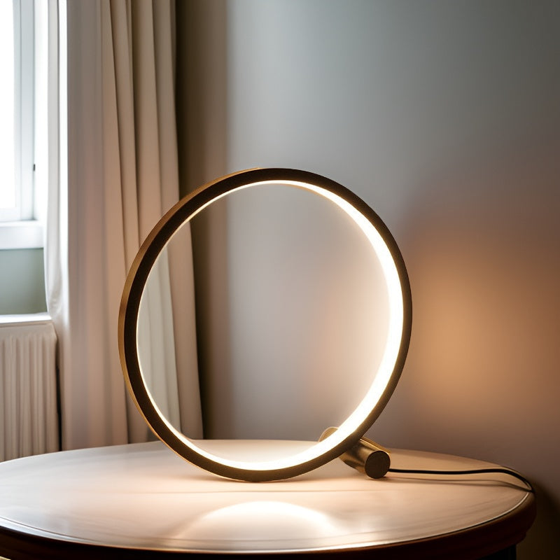 LED Minimalist Dimmbar Rund Bordsbelysning - RumiLight | Veska