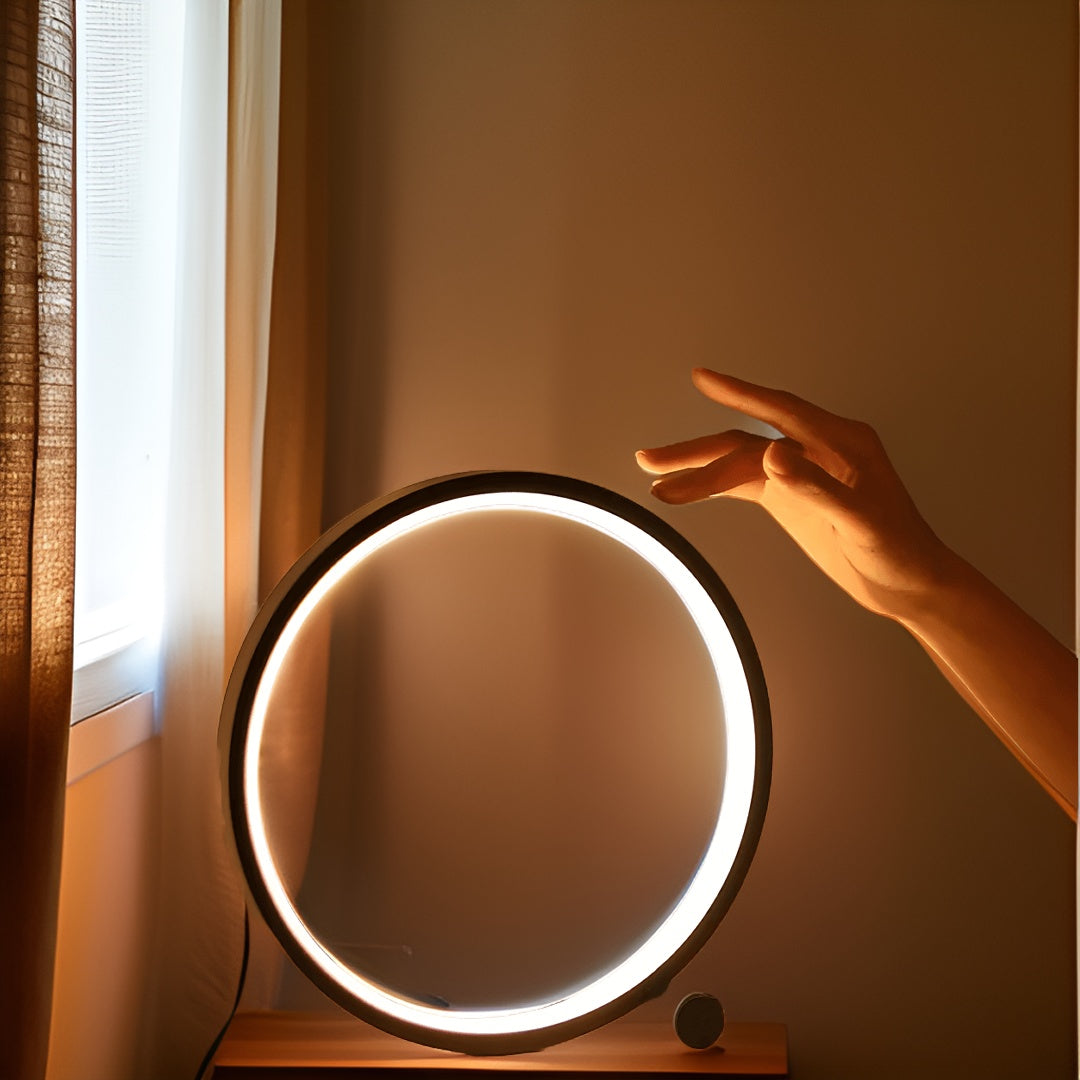 LED Minimalist Dimmbar Rund Bordsbelysning - RumiLight | Veska