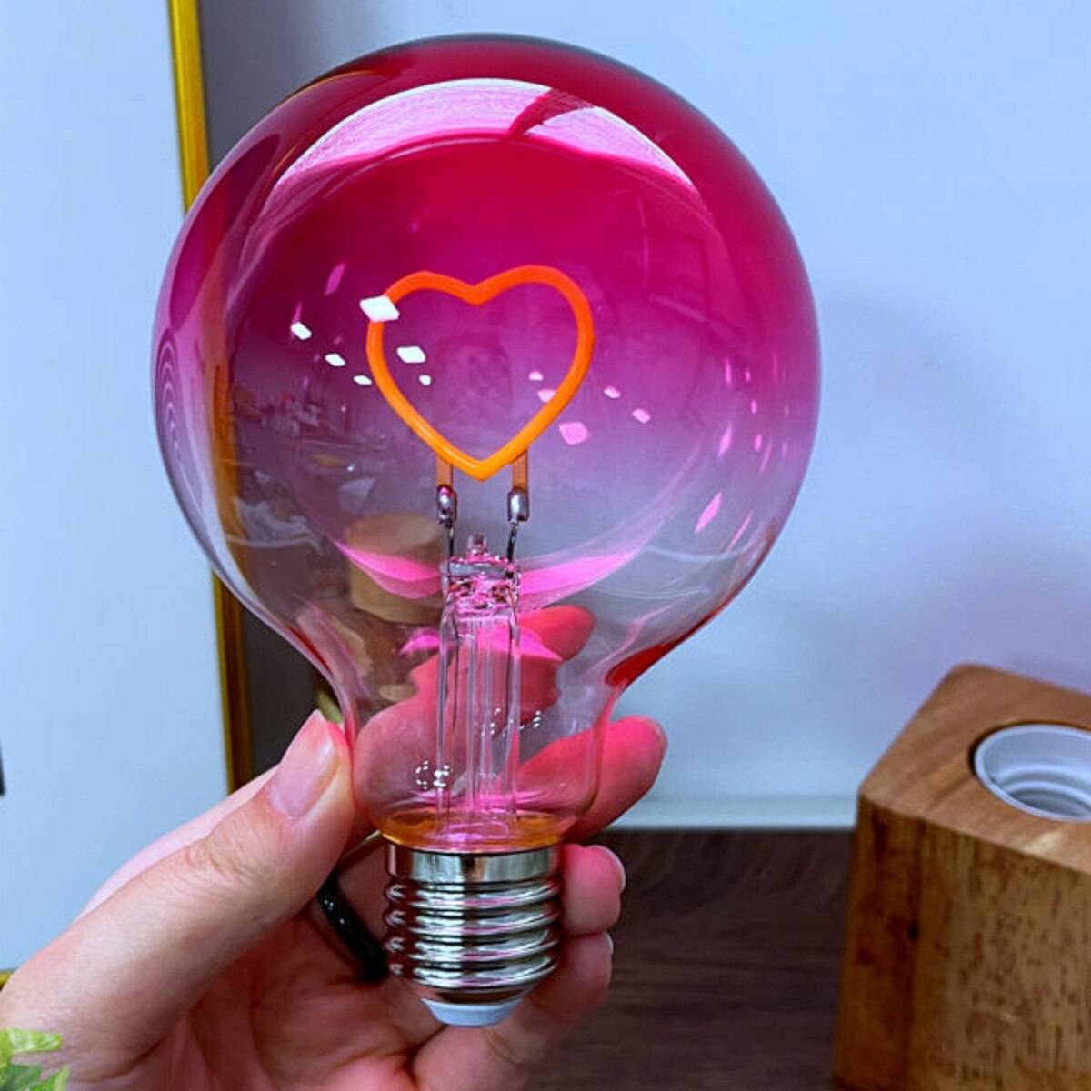 LED Neon Kärlek Atmosfär Lampa | Veska