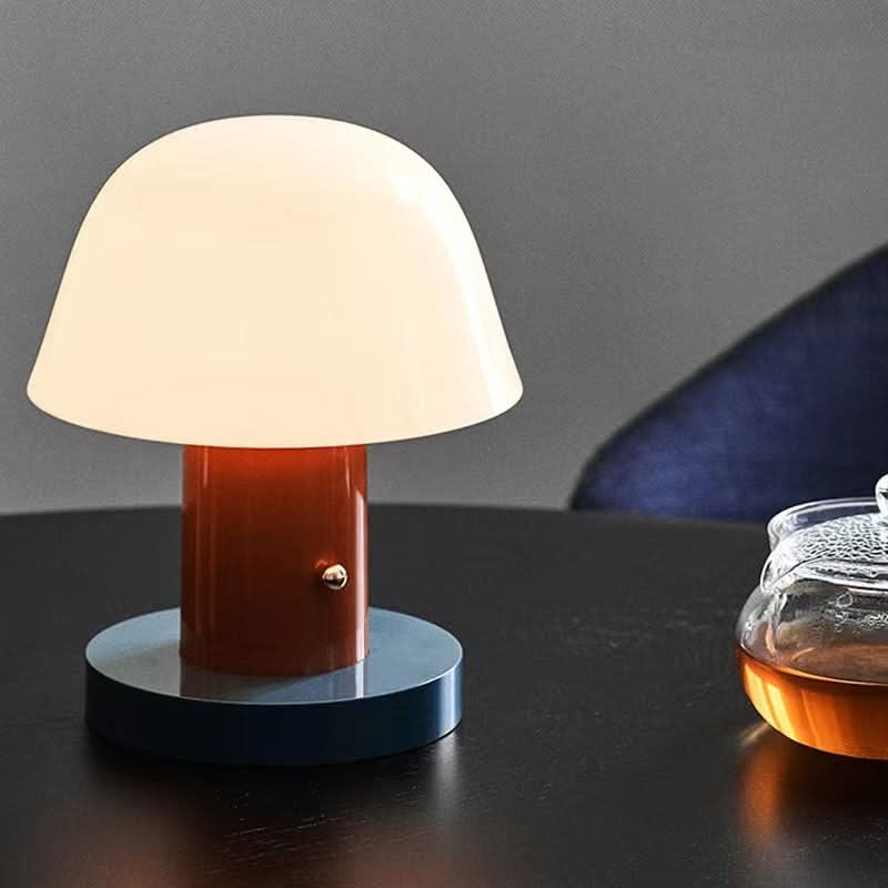 LED Svamp Touch Bordslampa – Batteridriven | Veska