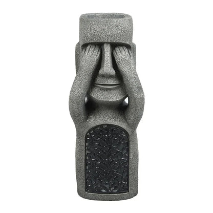 LED Veskaomkruka i Moai-design Dekorativ och Funktionell | Veska