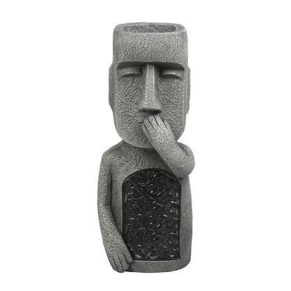 LED Veskaomkruka i Moai-design Dekorativ och Funktionell | Veska C