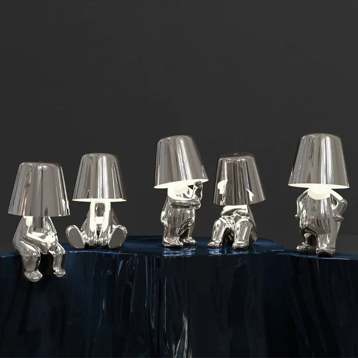 Lekfull Dimbar Bordslampa - LumoPals | Veska