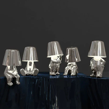 Lekfull Dimbar Bordslampa - LumoPals | Veska