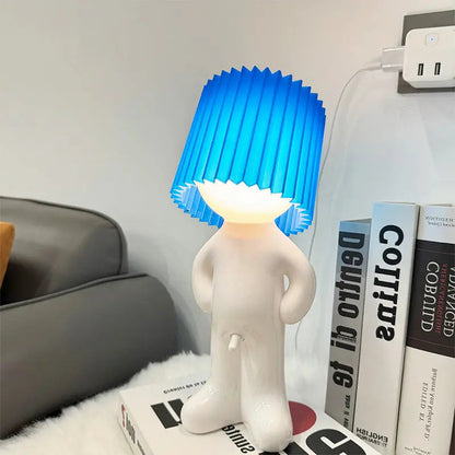 Lekfull LED Bordslampa – Mysig & Kreativ Ljus | Veska Blå