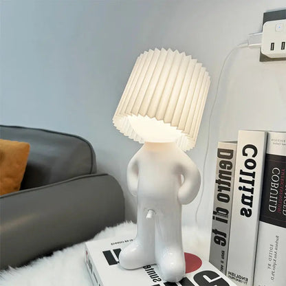 Lekfull LED Bordslampa – Mysig & Kreativ Ljus | Veska Vit