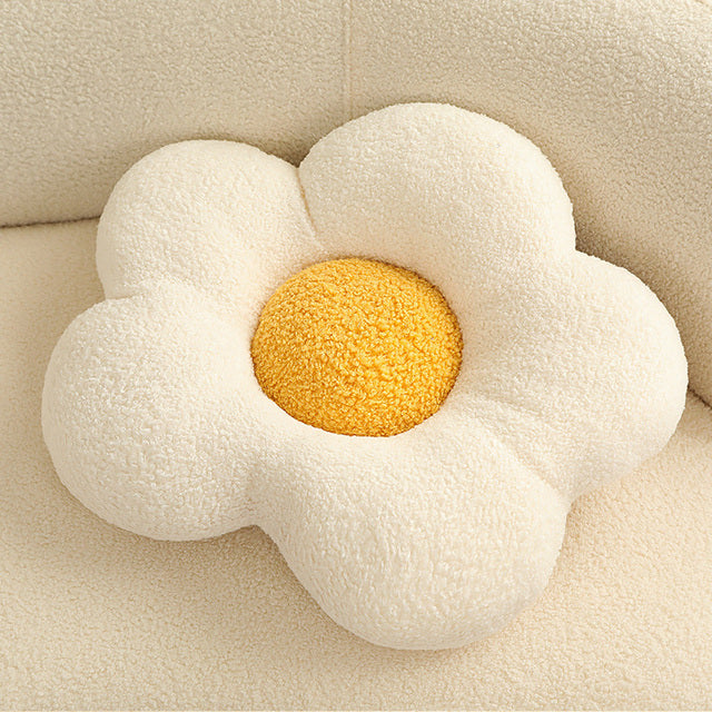 Lekfulla Fluffiga Kuddar | Veska Blomma - Elfenben