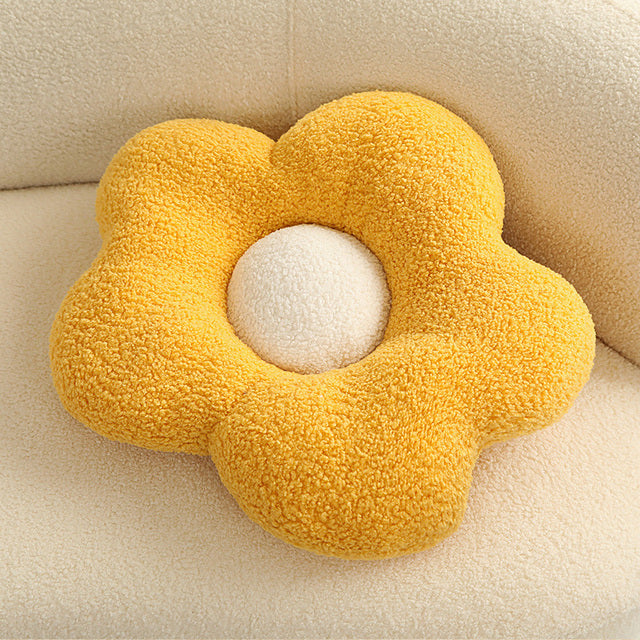 Lekfulla Fluffiga Kuddar | Veska Blomma - Gul