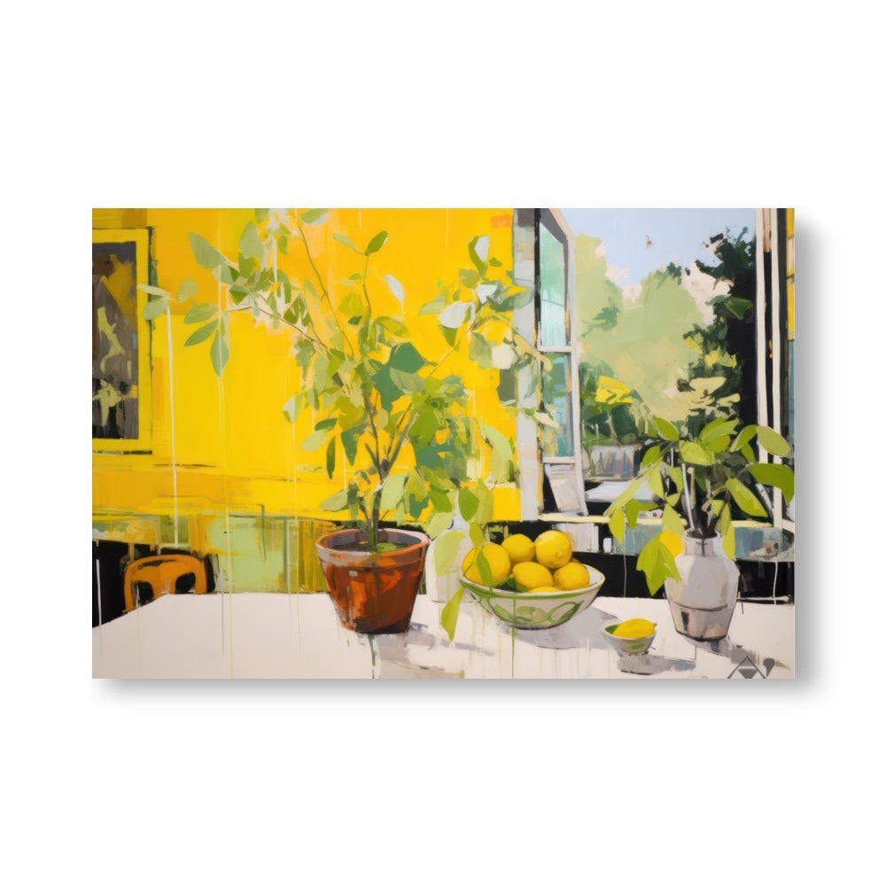 Lemon Garden | Veska 61×91 cm