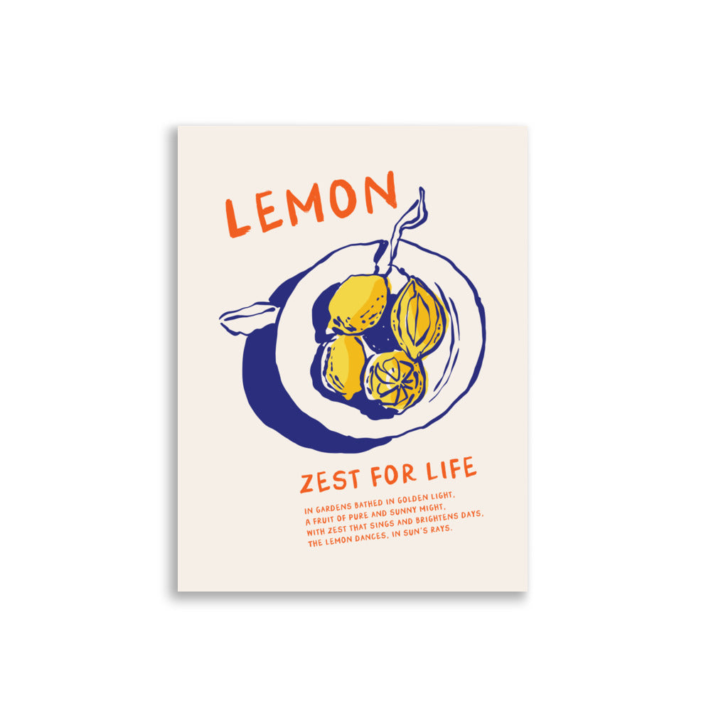 Lemon Zest for Life | Veska 30×40 cm