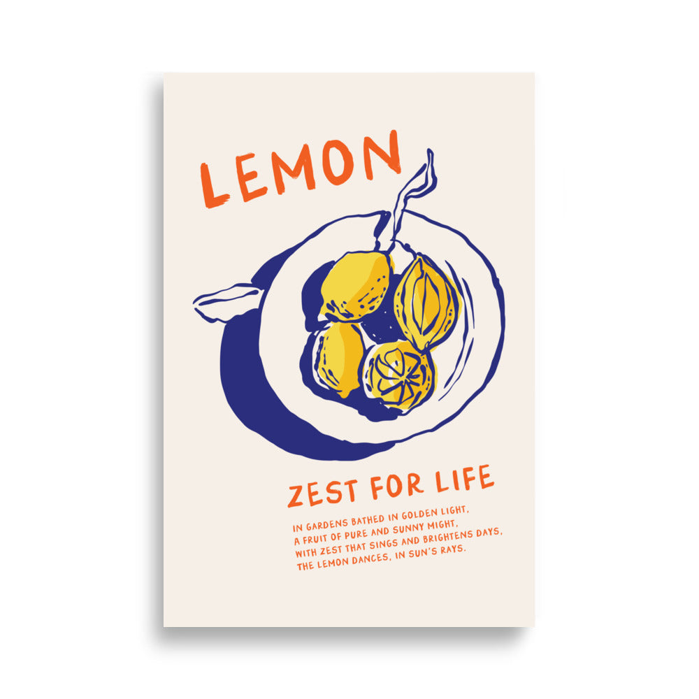 Lemon Zest for Life | Veska 61×91 cm