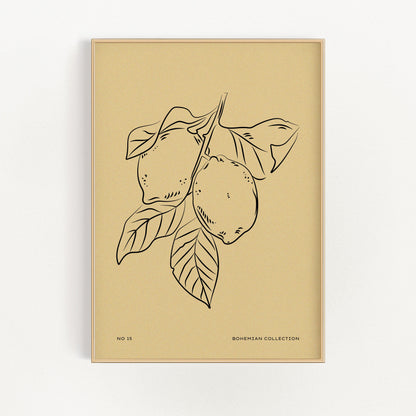 Lemons | Veska 21×30 cm